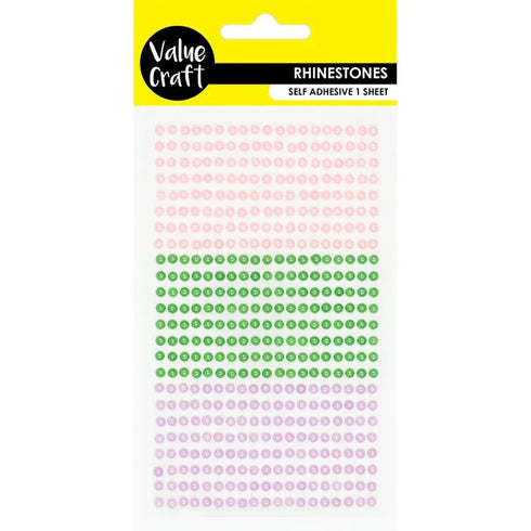3mm Pastel Pearls Rhinestones